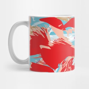 colored ribbon Mug